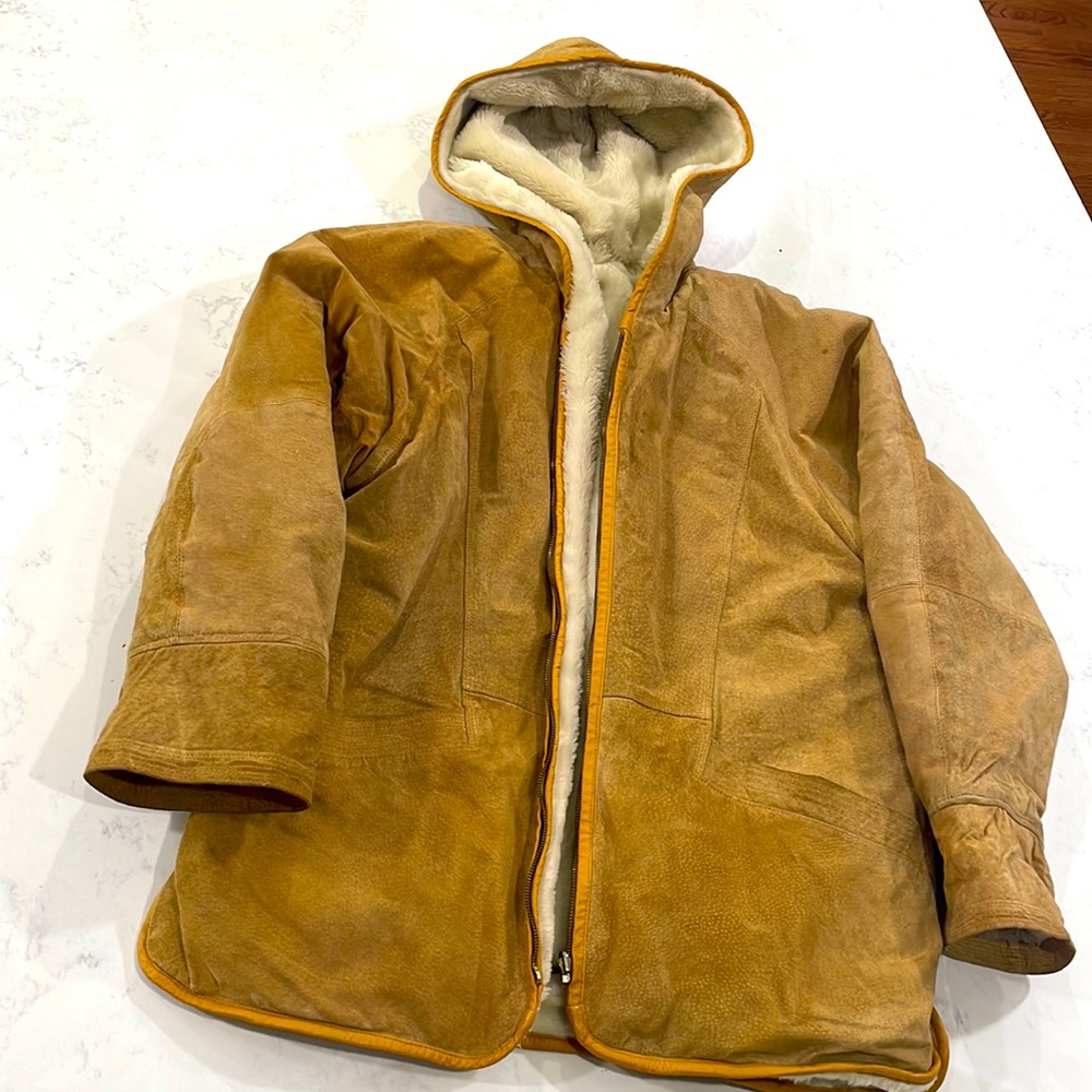 Real Leather Parka
